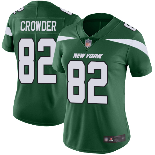New York Jets Limited Green Women Jamison Crowder Home Jersey NFL Football #82 Vapor Untouchable->new york jets->NFL Jersey